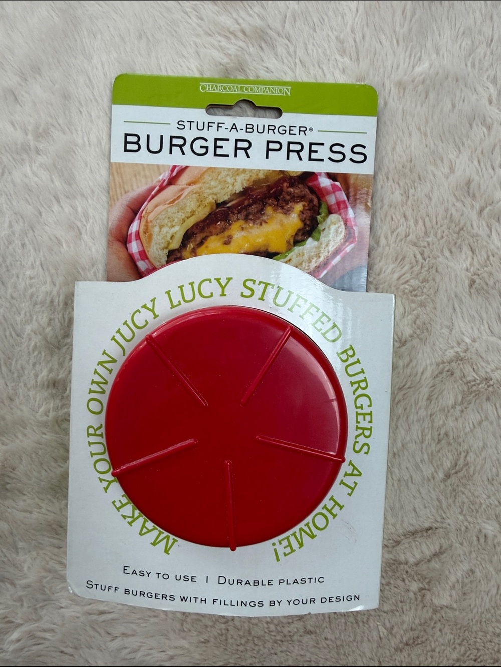 Charcoal Companion Stuff-A-Burger Burger Press